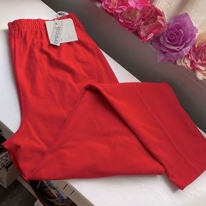 Ewear Regular Chrome Scarlet Cotton&Spandex Plus Red Pants Size 2X Light NWT